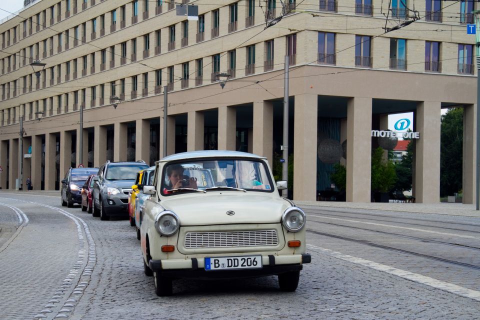 Dresden: 75-Minute Trabi Safari - Guide, Live Commentary, and Convoy