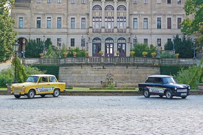 Dresden Live-Guided Self-Drive Trabi Safari City XXL Tour 2h15min - Group Size and Experience