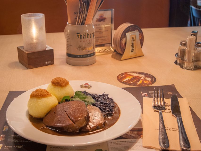 Dresden: Walking Tour With a Night Watchman and Meal - Details of the Traditional Saxony Meal