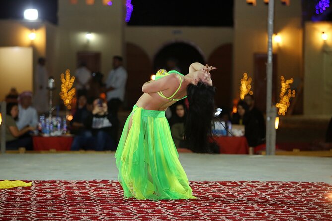 Dubai Desert Safari With Belly Dance, Fire Show and Tanura Show-The Full Package - Captivating Belly Dance Show