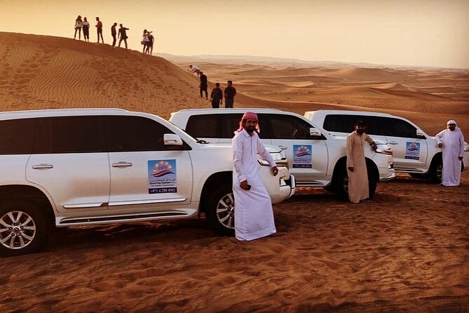 Dubai Evening Desert Safari With Camel Ride, Sand Boarding, BBQ & Entertainment - International Buffet Dinner