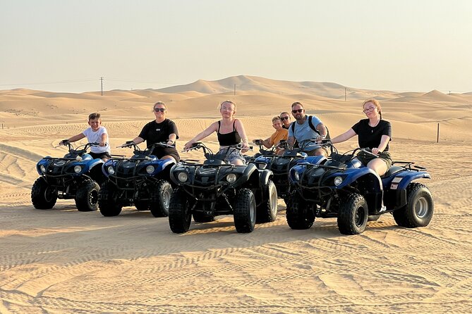 Dubai: Red Dunes Desert Safari, Camel Ride, Shows & BBQ Dinner - Dune Buggy or Quad Bike