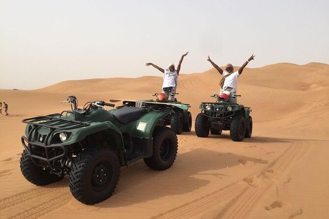 Dubai Self-drive Quad Bike, Sand Boarding, Camels & Refreshments - Booking Cancellation Policy