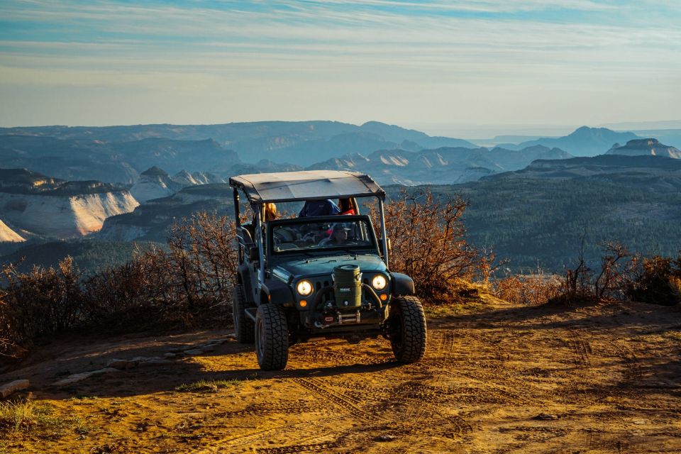 East Zion: Top of the World Sunset Jeep Tour - Booking and Cancellation Details