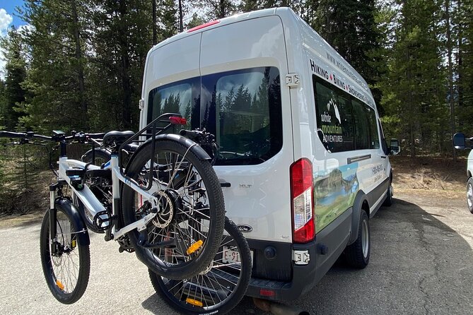 Ebike and Hike Banff to Johnston Canyon Small Group Guided Program - Cycling Along Bow Valley Parkway