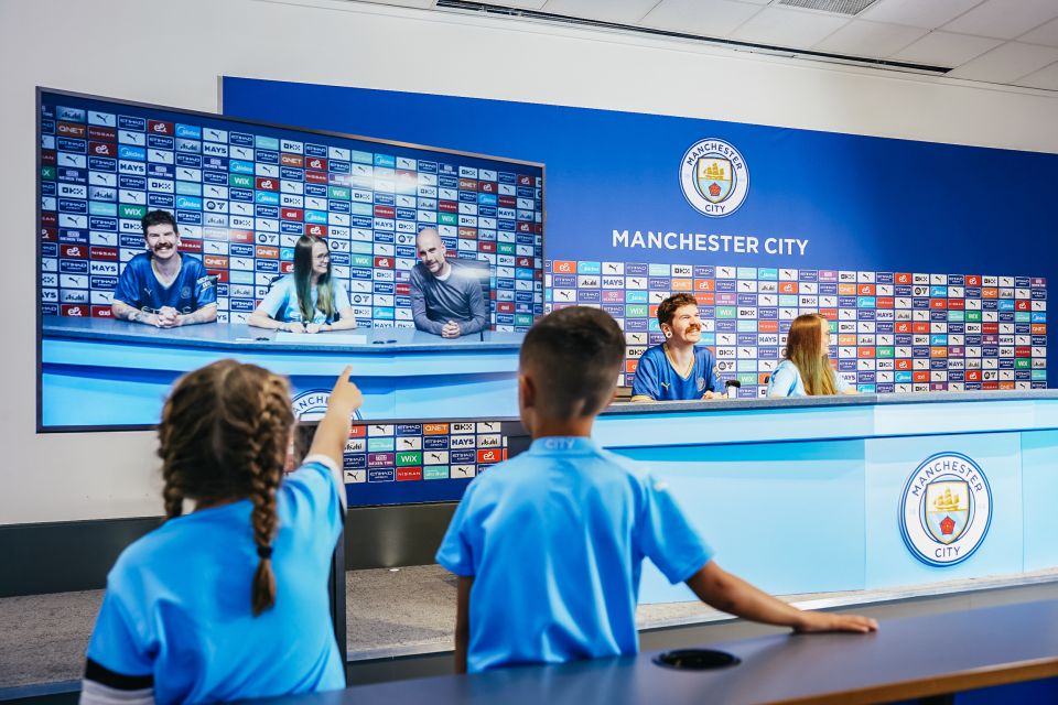 Etihad Stadium: The Manchester City Stadium Tour - Walking the Players Tunnel