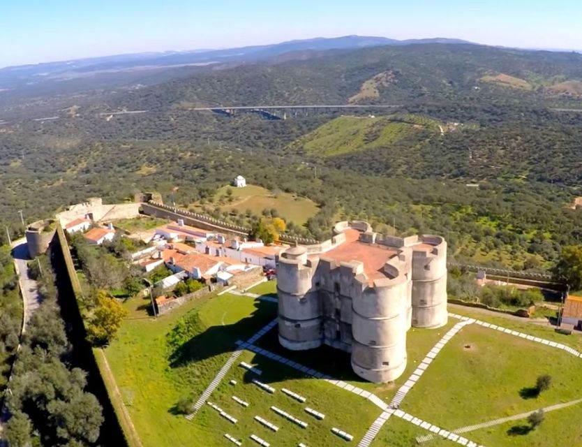 Évora - World Heritage, Cork Factory & Estremoz Full Day Tour - Admiring the Castle of Evoramonte