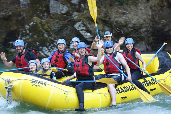 Family Friendly Cheakamus Splash Rafting - Age and Group Size