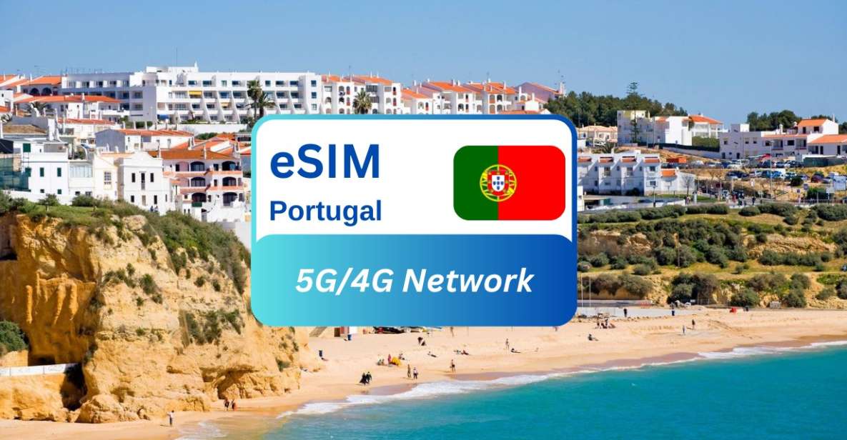 From Albufeira: Portugal Esim Tourist Data Plan - Coverage and Network