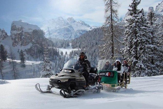 From Bolzano - Snowmobile + Sledding and The Great Dolomites Road Private Tour - Scenic Drive to the Dolomites