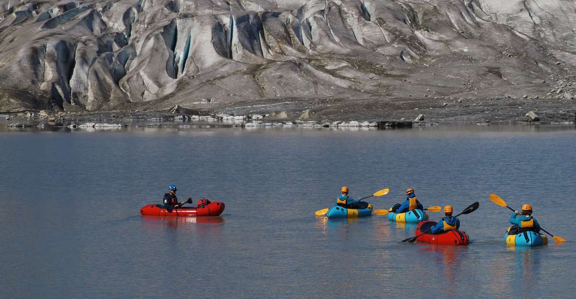 From Juneau: Fly-In Norris Glacier Hike and Packraft Tour - Packrafting the Glacier Edge