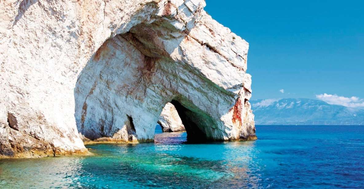 From Kefalonia: Blue Cave Boat Cruise & Shipwreck Photo Stop - Relaxing at Alykanas