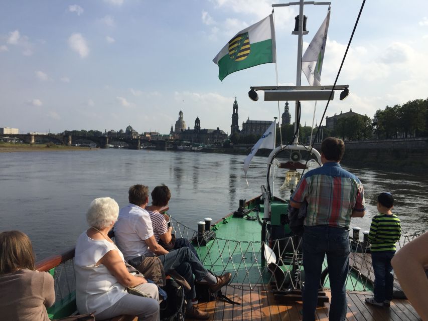 From Meissen: Paddle Steamer Tour to Dresden - See Canaletto View