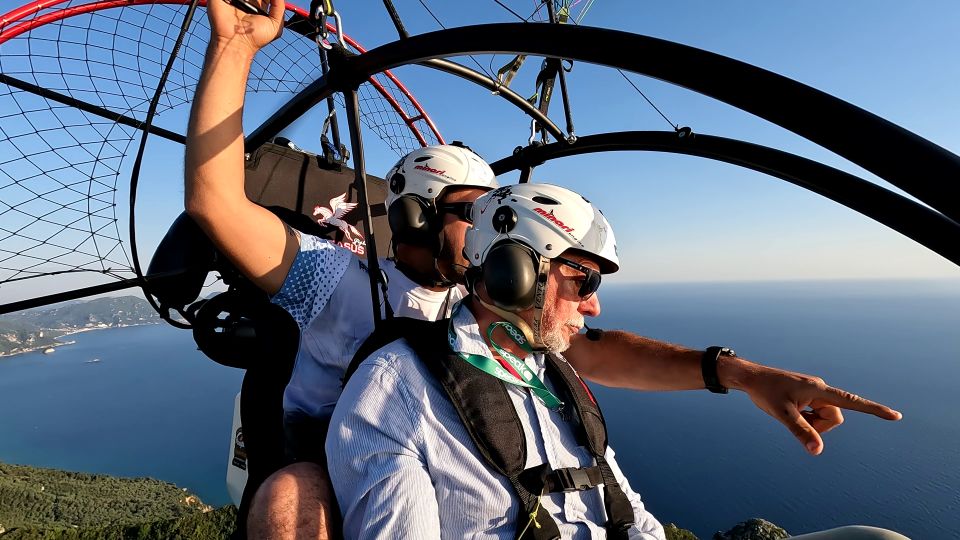 From Parelia: Paramotor Flight Over Corfus Coast - Accessibility and Languages