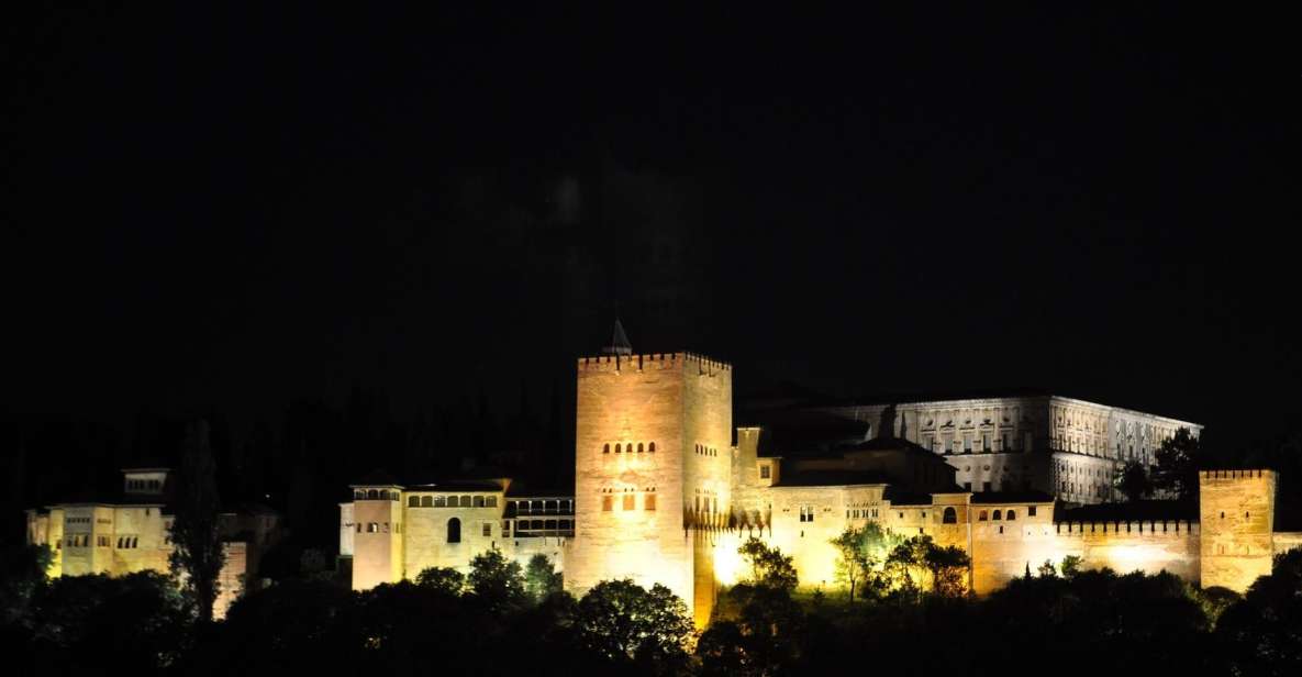 Granada: Alhambra and Nasrid Palaces Guided Tour at Night - Meeting Points and Accessibility