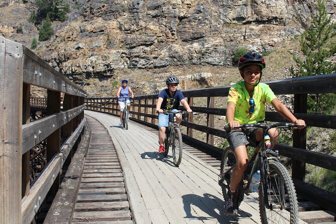 Guided Bike Tour on Historical Kettle Valley Railway at Myra Canyon & Wine Tour - Tour Group Size