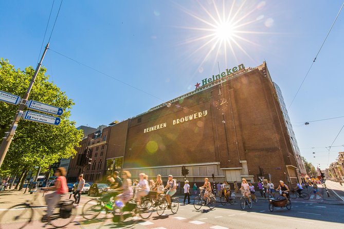 Heineken Experience Amsterdam + 75 Minute Blue Boat Canal Cruise - Learn About Production Process