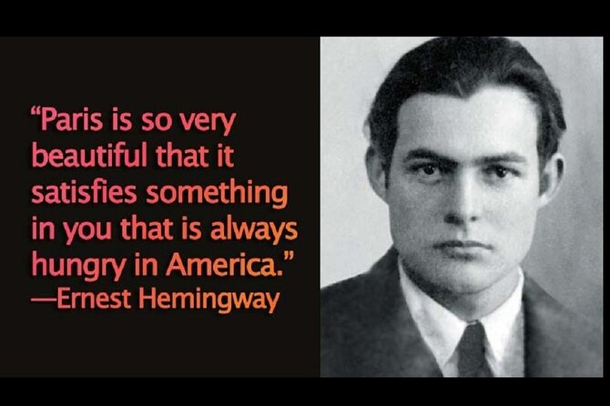 Hemingway in Paris - Small Group Walking Tour - Soak in the Citys Literary History