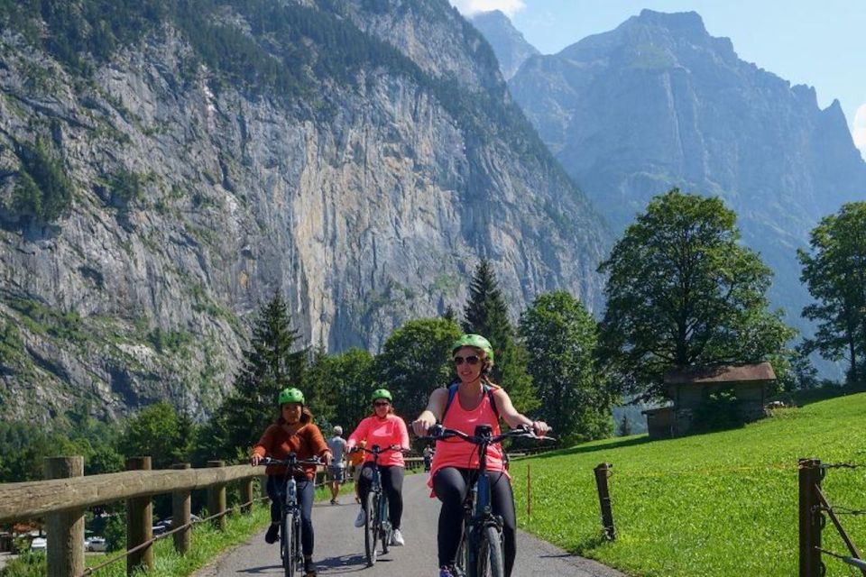 Interlaken: 72 Waterfalls Valley & Lauterbrunnen E-Bike Tour - Stunning Waterfalls and Peaks