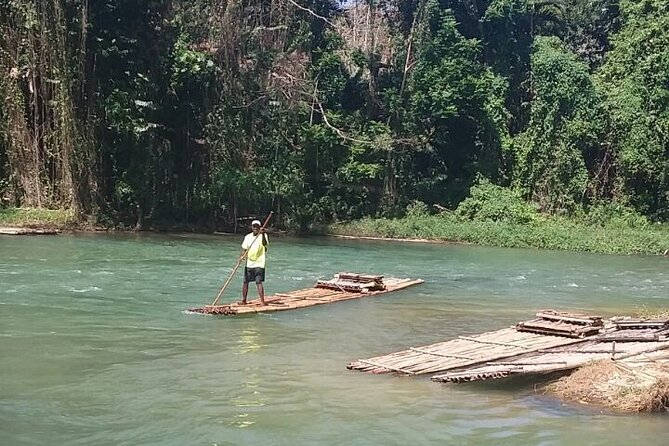 Jamaicas #1 Martha Brae Rafting and Falmouth Historical - Romantic Bamboo Raft Ride