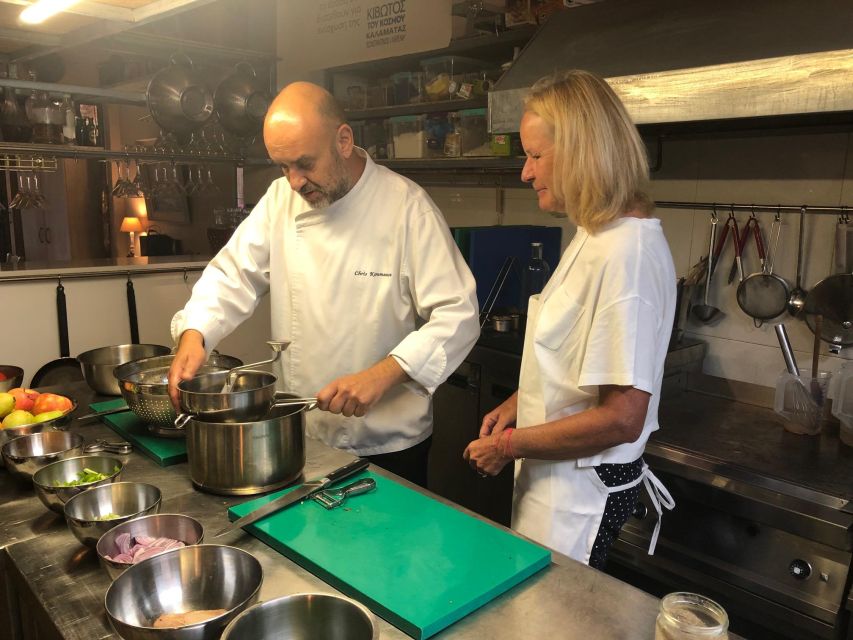 Kalamata: Guided Private Cooking Class With Head Chef - Dining Experience Details