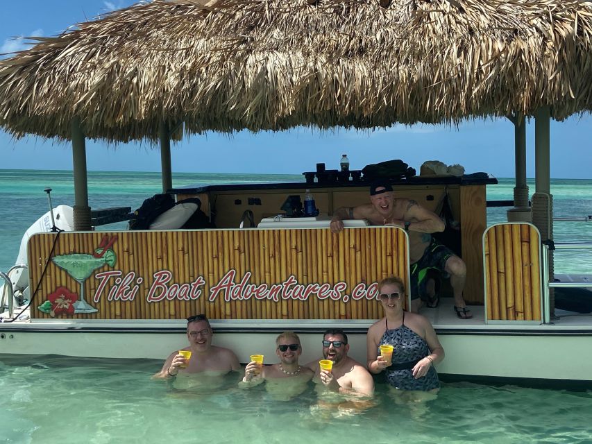 Key West: Private Tiki Bar Party Boat & Mini Sandbar - Inclusions and Rates