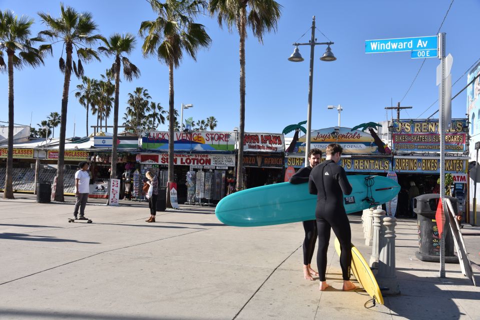 La: City Highlights Tour With Cruise Terminal Group Tour - Venice Beach Boardwalk