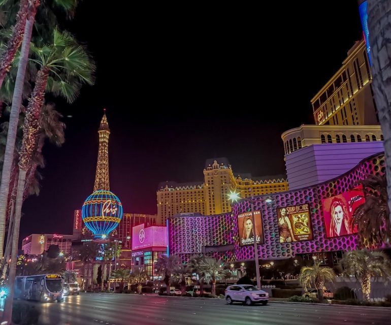 Las Vegas: Las Vegas Strip Night Tour With Spanish Guide - Cost and Duration