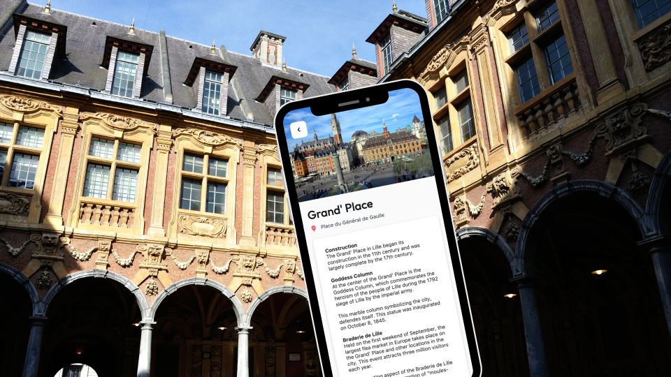 Lille: City Exploration Game and Tour on Your Phone - Starting Location