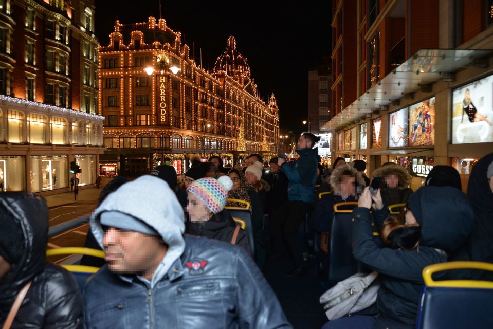 London: London by Night Sightseeing Open-Top Bus Tour - Booking and Cancellation