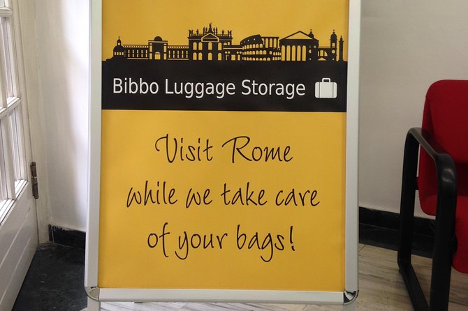 Luggage Storage in Rome City Center - Included Fees and Taxes