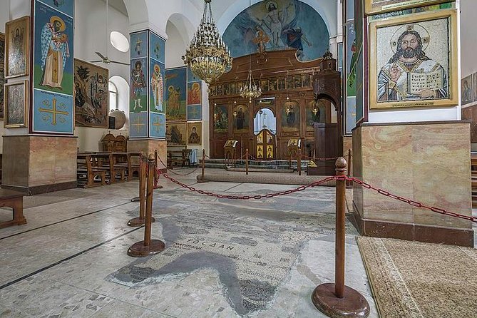 Madaba, Mount Nebo, and Dead Sea From Amman With Lunch - Transportation and Logistics