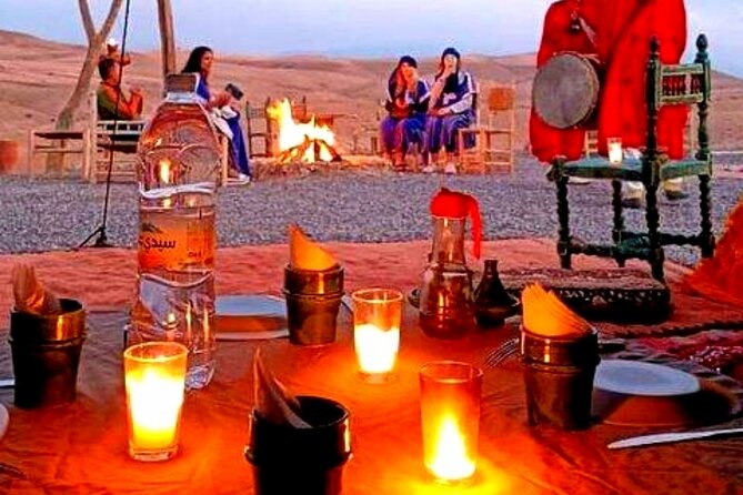 Marical Dinner and Camel Ride at Sunset in Desert of Marrakech - Berber Hospitality