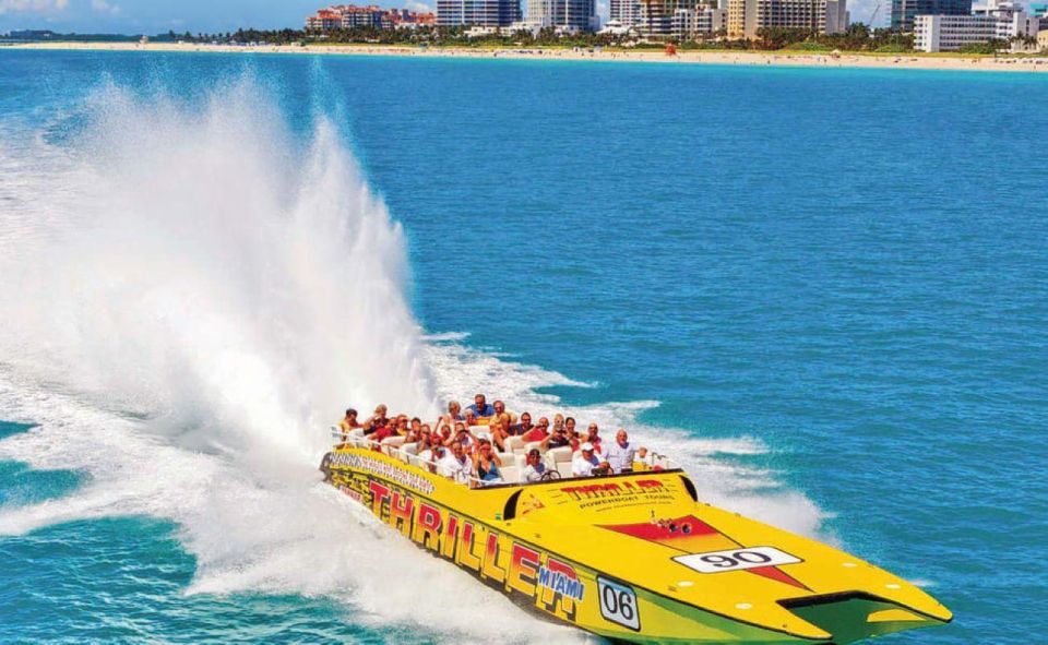 Miami: City Tour and Thriller Speedboat Adventure - Pricing and Booking Details