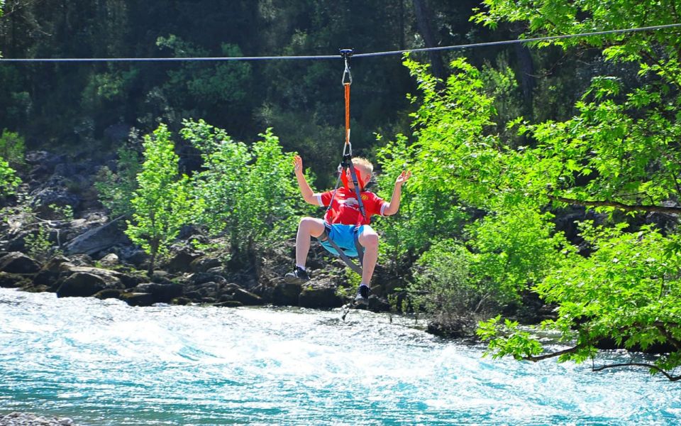 Mix Combo Adventure Tour: Zipline, River Rafting, Canyoning - Safety Briefing and Guided Tour