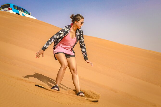 Morning Desert Safari With Camel Ride & Sand Boarding - Sand Boarding Adventure