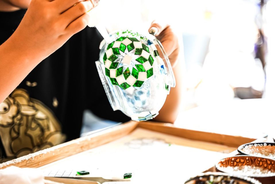 Mosaic Lamp Making Workshop in Tustin - Explore Color Harmony and Aesthetic Design