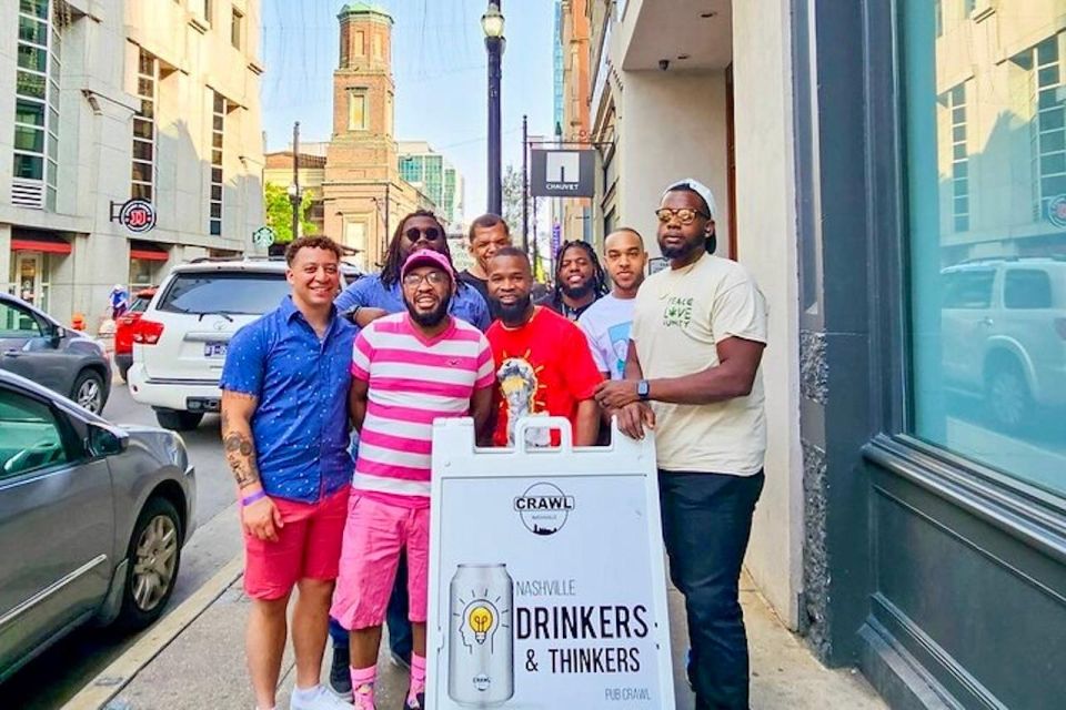 Nashville: Drinkers & Thinkers Pub Crawl - Accessibility and Restrictions