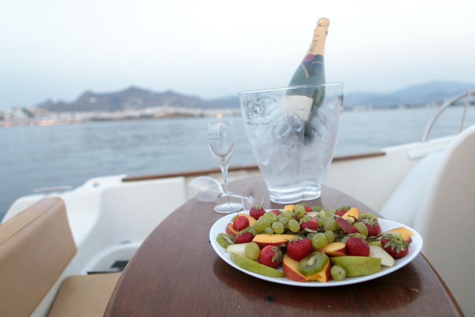 Naxos: Private Sunset Boat Tour With Fruit and Champagne - Customer Reviews