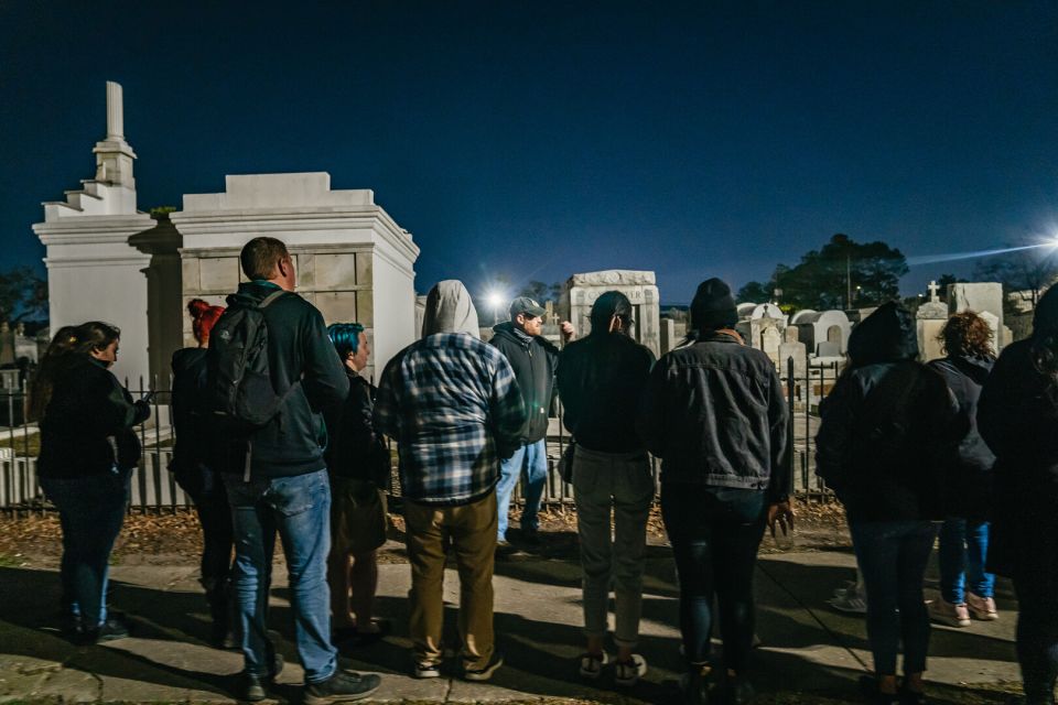 New Orleans: Cemetery Bus Tour at Dark With Exclusive Access - Meeting Point and Additional Information