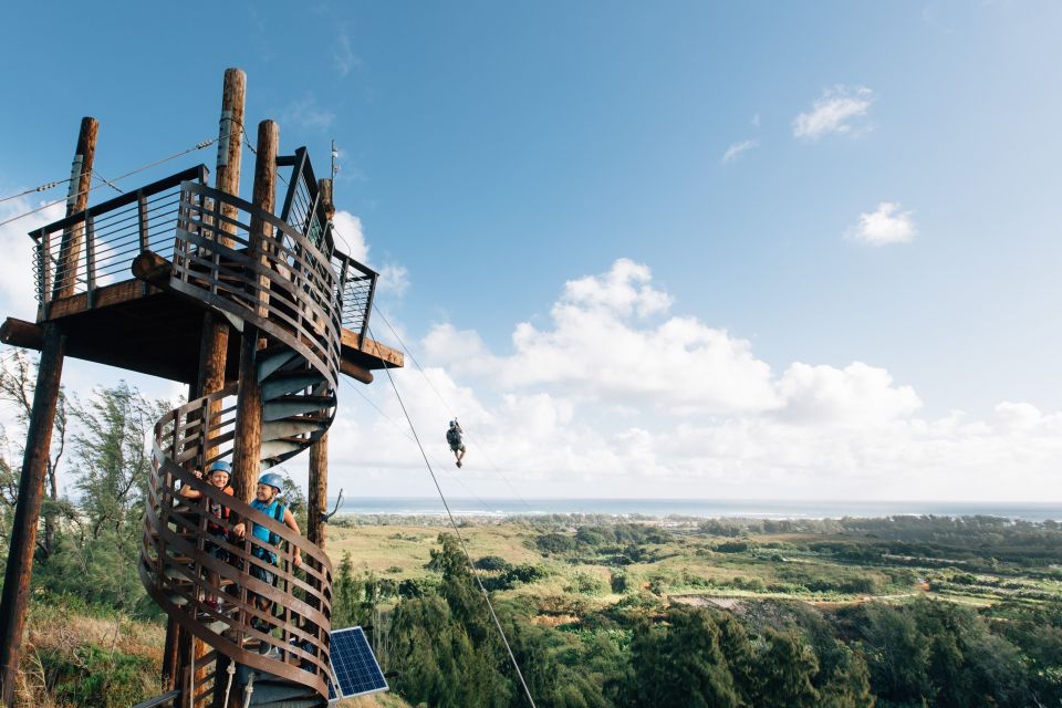 Oahu: North Shore Zip Line Adventure With Farm Tour - Exploring a Working Tropical Farm