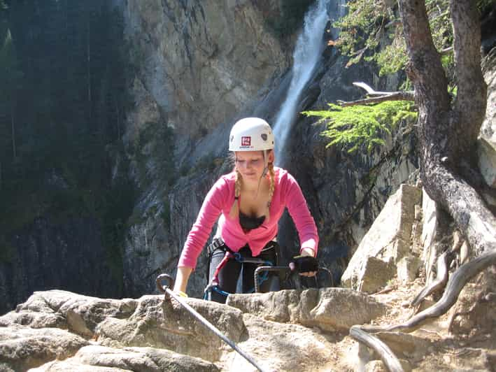 Ötztal: Via Ferrata Climbing Tour at Lehner Waterfall - Climbing Route