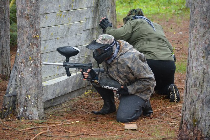 Paintball Activity in Barkmere, Quebec, Canada - Accessibility and Group Size