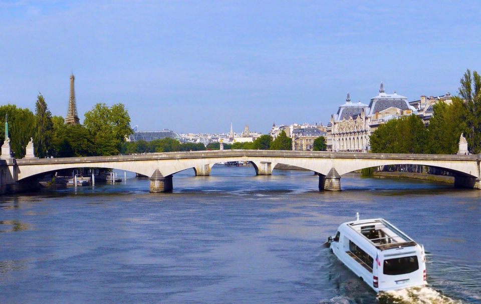 Paris: Amphibious Minibus From Versailles Boat and Road Tour - Inclusions and Benefits