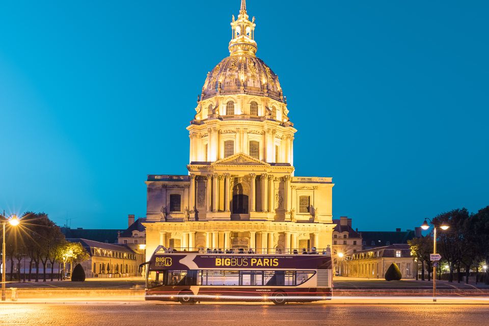 Paris: Big Bus Hop-on Hop-off Tour & Panoramic Night Tour - Exploring Paris at Leisure