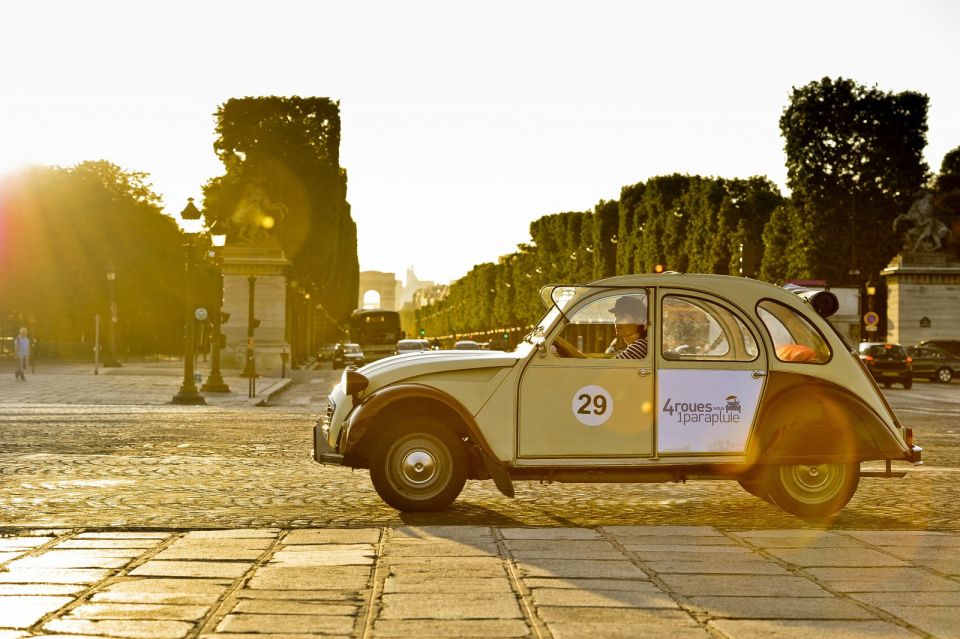 Paris: Private Little-Known Places Tour in Citroën 2CV 2h - Frequently Asked Questions