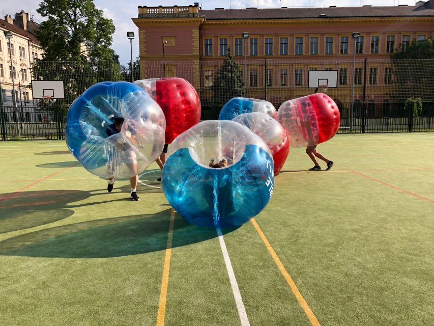 Prague: Bubbles Football in City Centre of Prague - Included Amenities