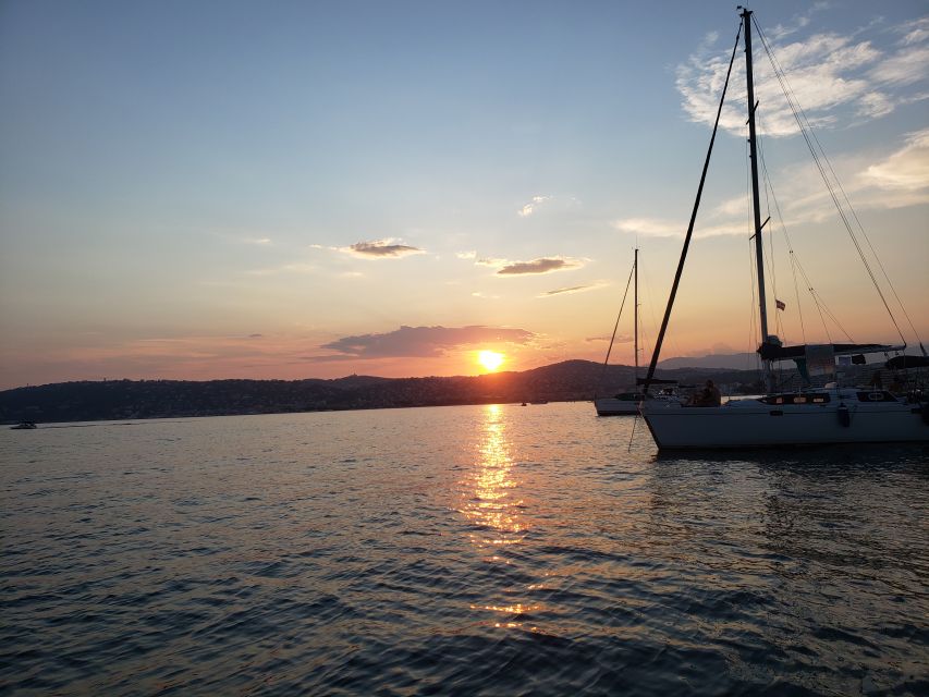 Private Catamaran Trip in the Bay of Juan Les Pins at Sunset - Scenic Views