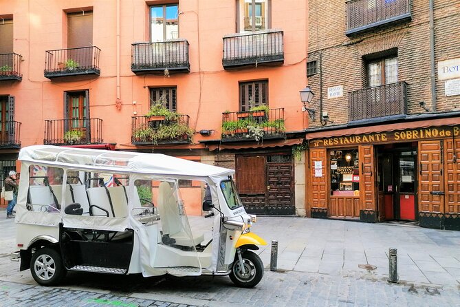 Private Guided Tour in Tuk-Tuk Through Madrid Castizo - Booking and Cancellation