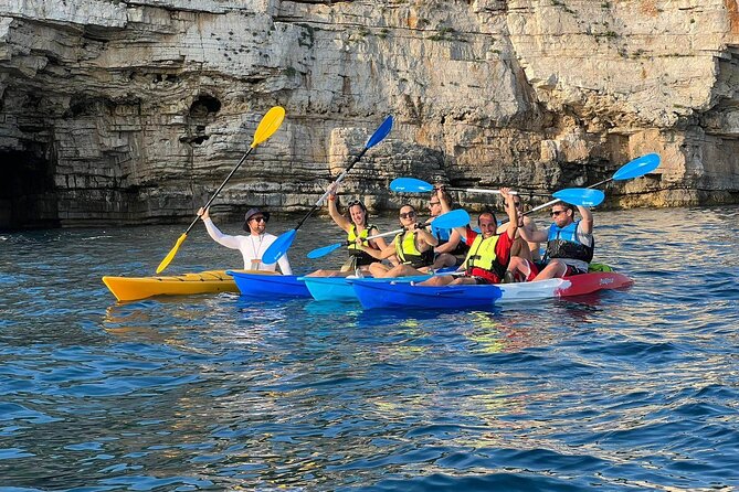 Pula: Blue Cave Kayak Tour With Swimming and Snorkeling - Snorkeling Experience